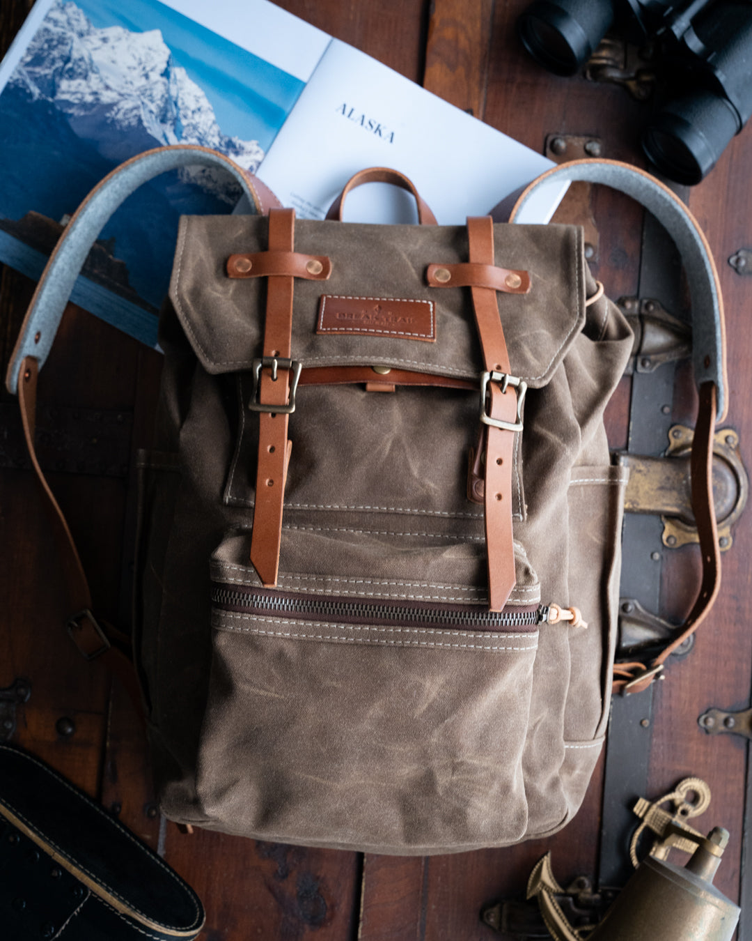 Left Field Backpack Field Backpack - Brush Brown – Break Trail Co.