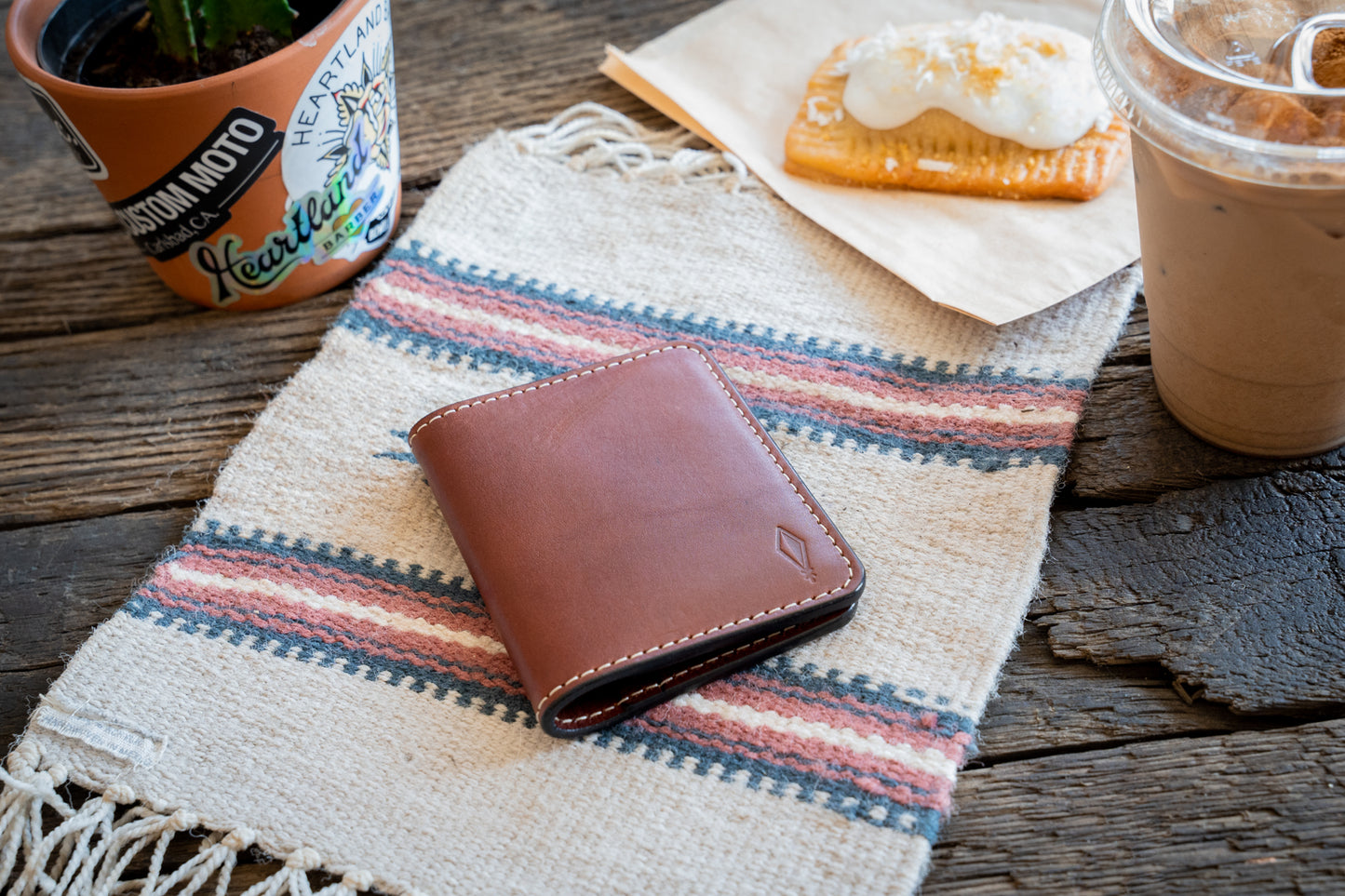 Harper Wallet - Medium Brown