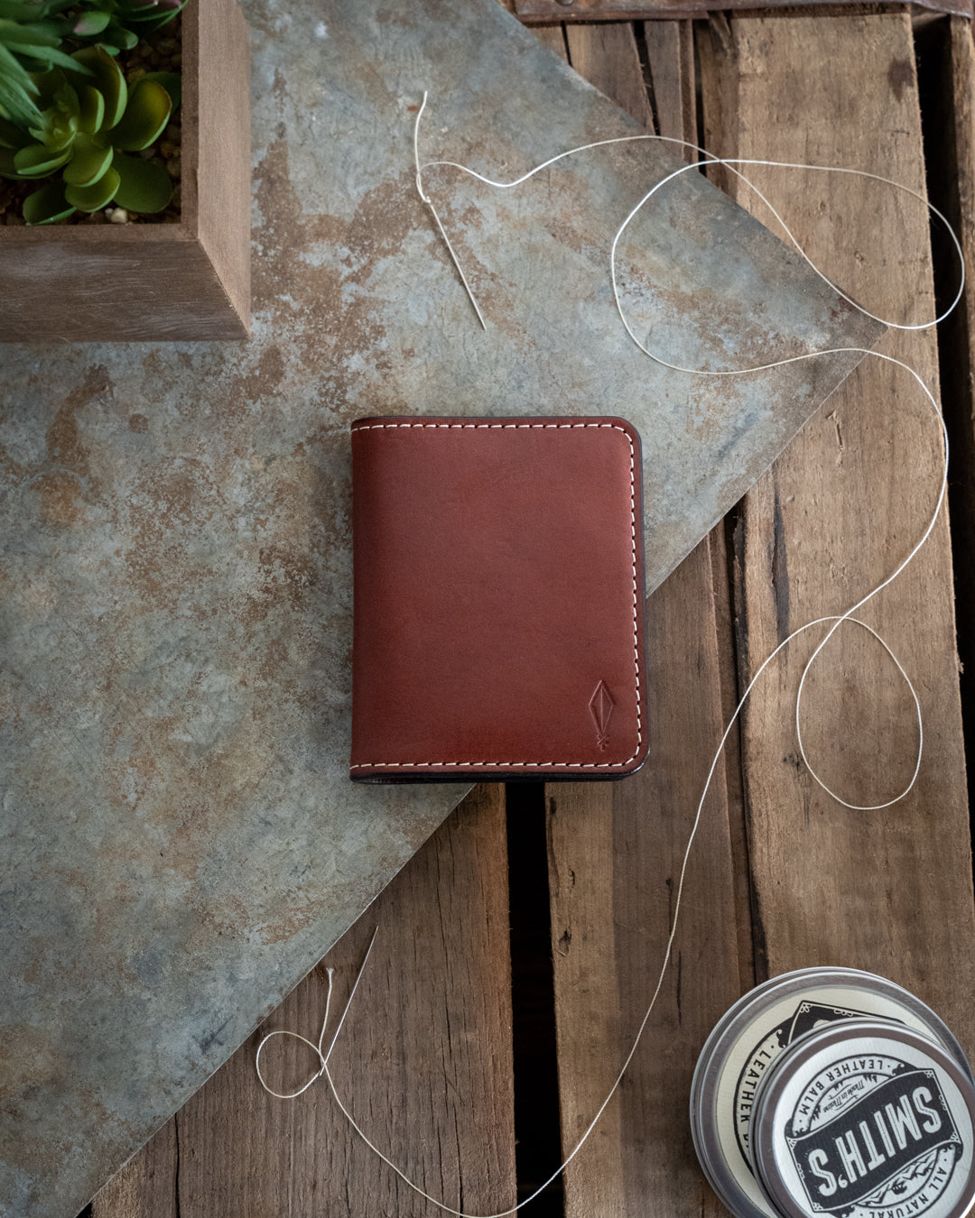 Harper Wallet - Medium Brown